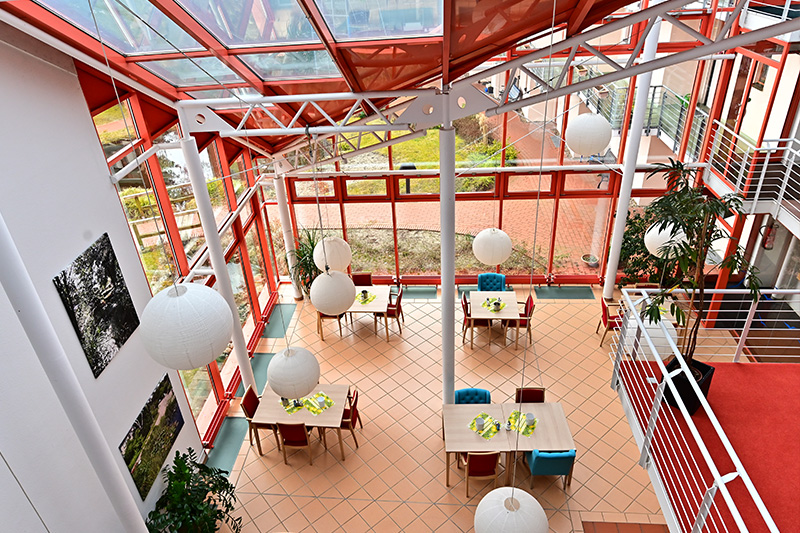 Roter Saal im Drei Tannenhaus in der diakonische Altenheim in Soltau
